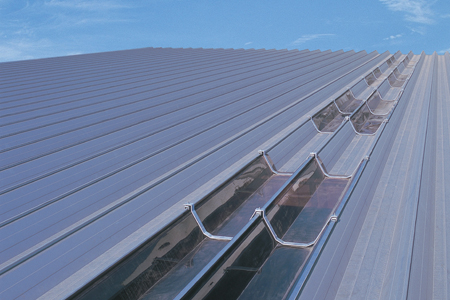 角ハゼ折板 耐候グレード 採光建材 製品情報 タキロンシーアイ株式会社