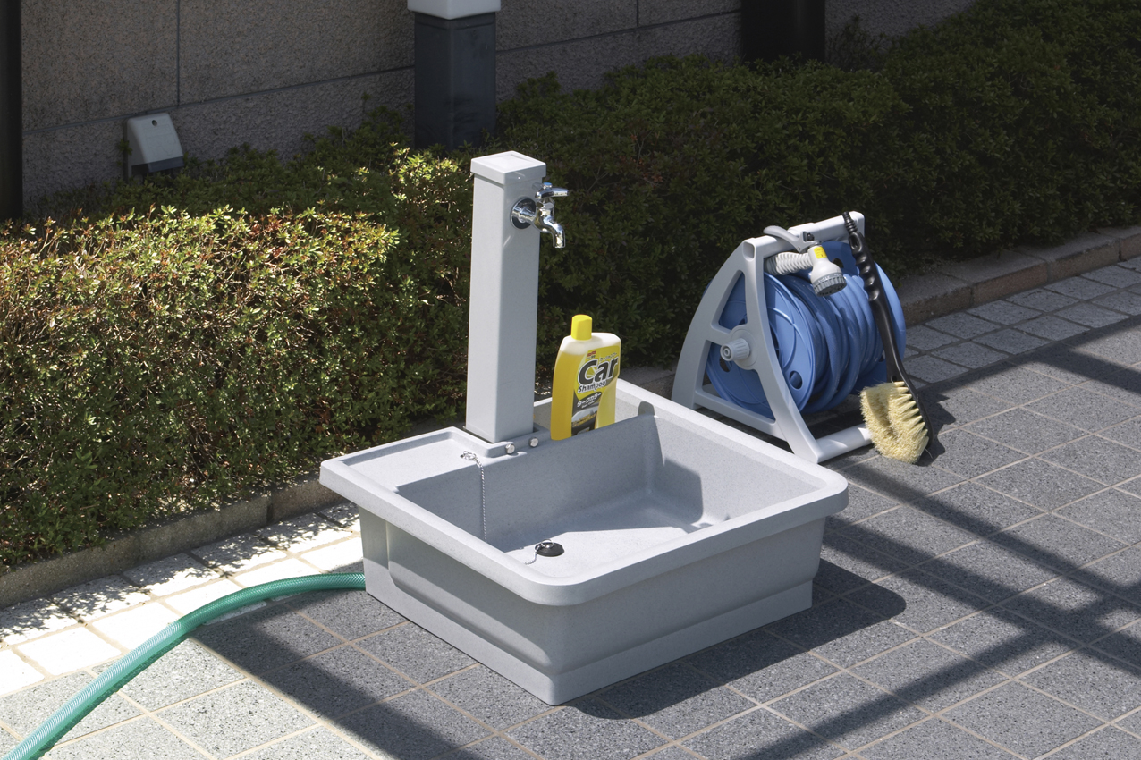 研ぎ出し流し・水栓柱・散水栓ボックスどこでも流し | 管工機材 | 製品 