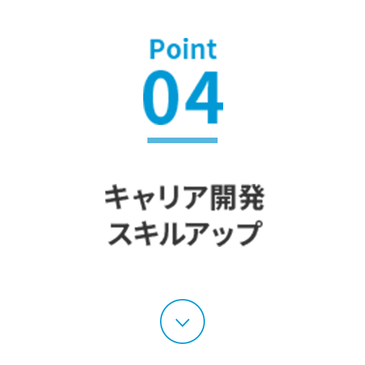 Point04 キャリア開発スキルアップ